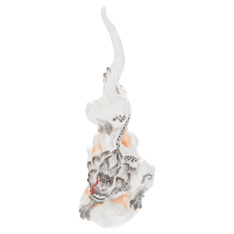 Ming Dragon male, Coloured, grey and black, H 29,5 cm