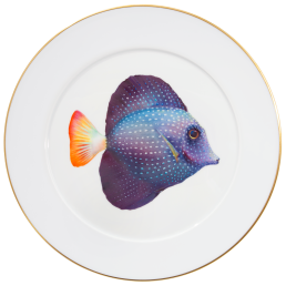 Wall Plate, Shape "No 41", Mauritian tang, Ø 33 cm