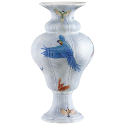 Basked-weave vase "Flock of Birds", H 46 cm