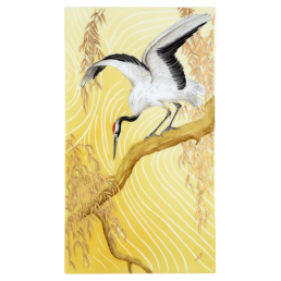 Four Seasons wall painting "Spring", lim. 15, 35 x 20 cm