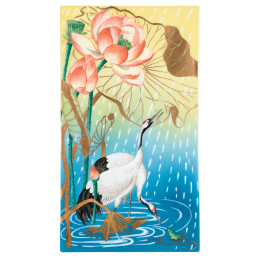 Four Seasons wall painting "Summer", lim. 15, 35 x 20 cm