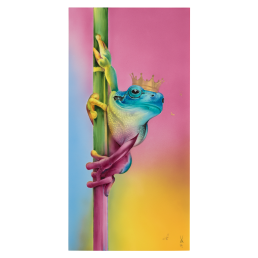 Wall painting "The frog prince", lim. 50, 60 x 30 cm