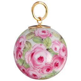 Pendant "Boule" Rose garden, Ø 2,1 cm