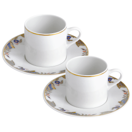 Espresso set, 2-pcs, Noble Blue, Shape "No 41"