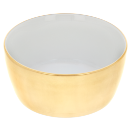 Dish, large, Shape "MEISSEN® Cosmopolitan", Gold, Ø 10 cm