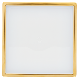Platter, Shape "MEISSEN® Cosmopolitan", Gold, 17 x 17 cm