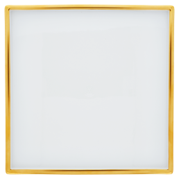 Platter, Shape "MEISSEN® Cosmopolitan", Gold, 25 x 25 cm