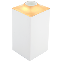 Candlestick, large, Shape "MEISSEN® Cosmopolitan", Gold, H 11 cm