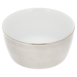 Dish, large, Shape "MEISSEN® Cosmopolitan", Platinum, Ø 10 cm