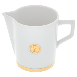 Cream Jug, small, Shape "No 41", Swords Luxury Gold, swords medallion, gold rim, V 0,15 l