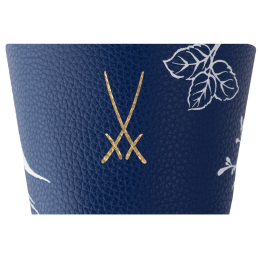 Cuff for coffee to go mug large, monkey and sloth, blue1