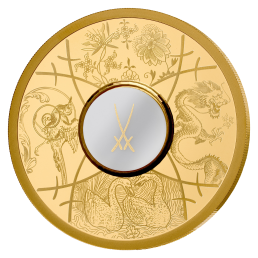 Medal "315 Years of MEISSEN" (1oz Au)