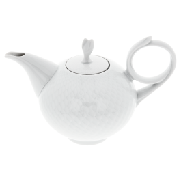 MEISSEN Waves Relief Teapot, small