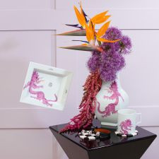 The MEISSEN Vide-Poche Collection Vide-Poche Ming-Drache Purpur