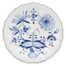 MEISSEN New Cutout Blue Onion Tea Cup & Saucer