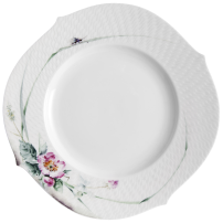 MEISSEN Waves Relief Woodland Flora Charger Plate